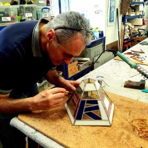 Copper Foil Tiffany Lamp Making