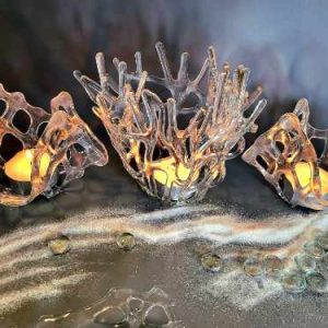 Winter Glass Icicle Votives: Evening Workshop